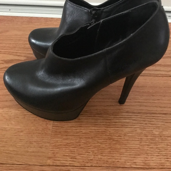 Aldo Hoots Booties Black Leather - Picture 5 of 8